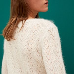 Comptoir de Cotonniers Mohair and Lurex French Brand Sweater